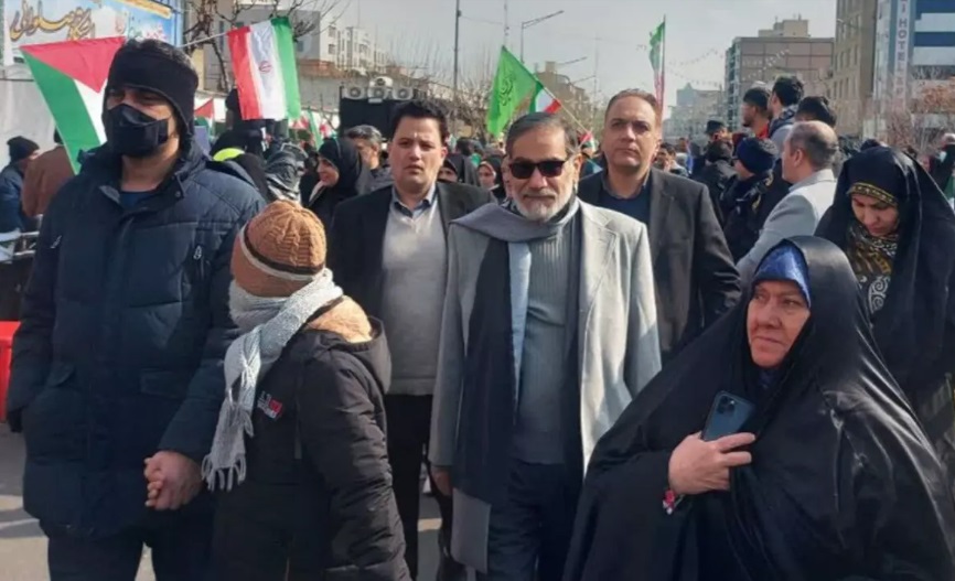 علی شمخانی در راهپیمایی 22 بهمن