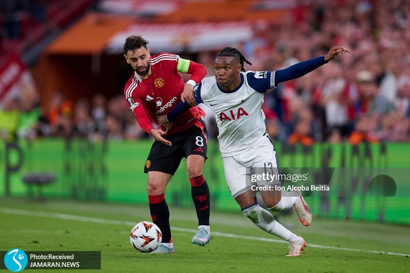 فینال لیگ اروپا منچستریونایتد تاتنهام منچستریونایتد اودوگی برونو فرناندس