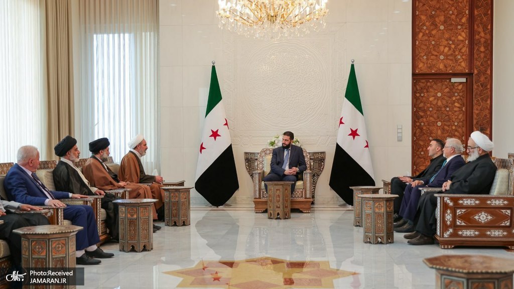 دیدار بزرگان شیعیان سوریه با جولانی (2)