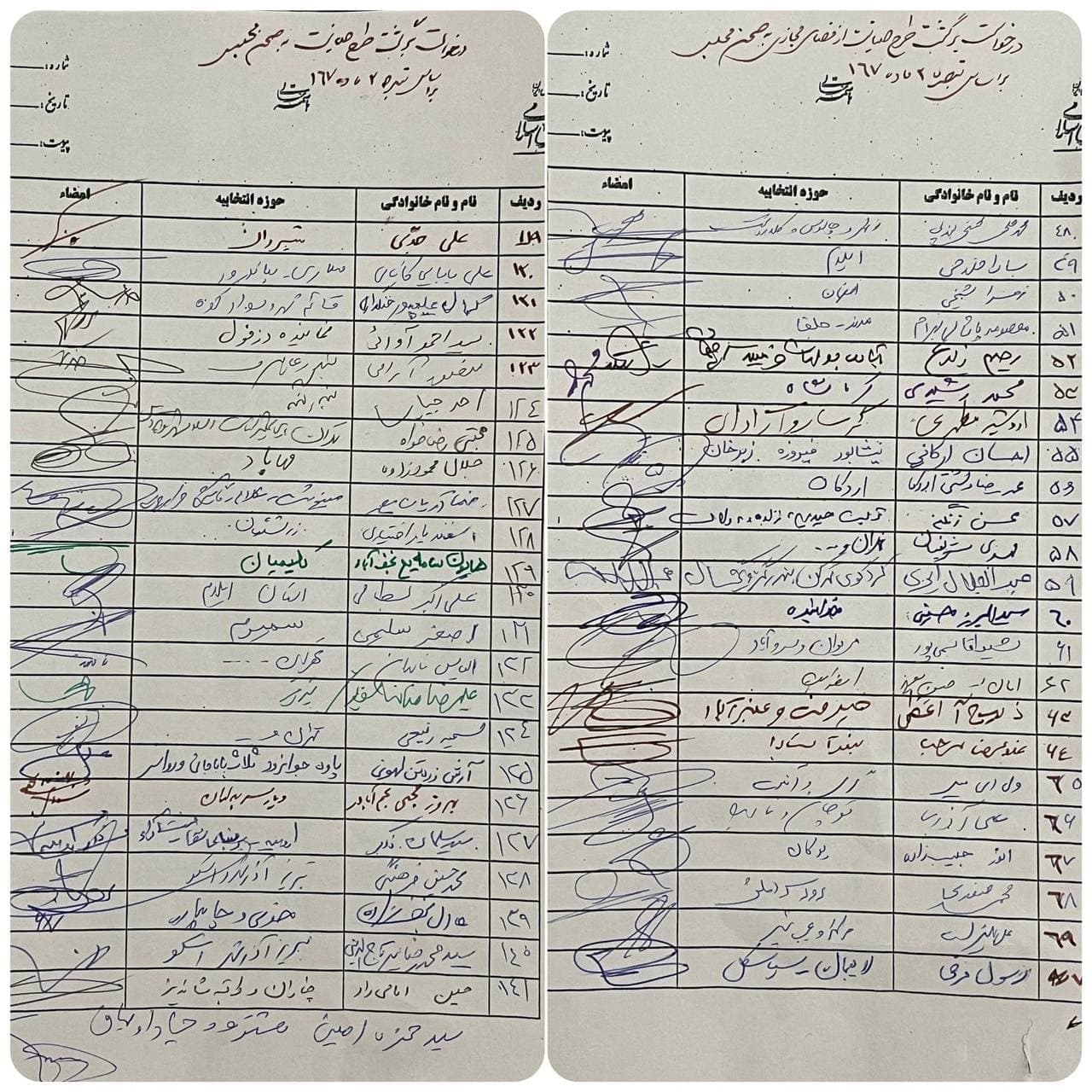 اسامی نمایندگان خواستار بررسی مجدد طرح صیانت (1)