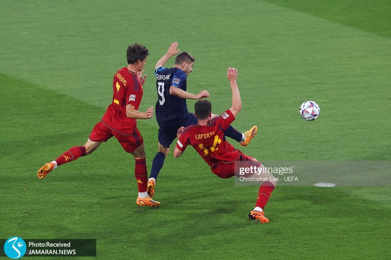 فینال لیگ ملت های اروپا ۲۰۲۳ اسپانیا کرواسی اسپانیا تیم فوتبال اسپانیا تیم فوتبال کرواسی