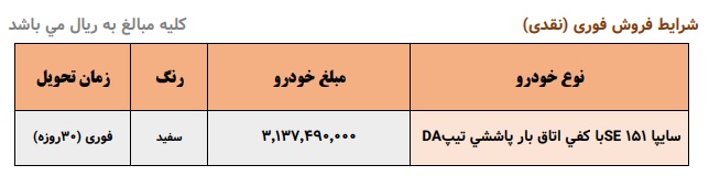 طرح جدید سایپا