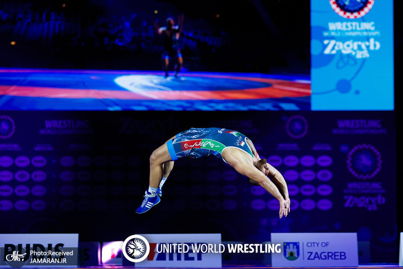 کشتی آزاد قهرمانی جهان ۲۰۲۵ زاگرب تیم ملی کشتی آزاد ایران امیرحسین زارع