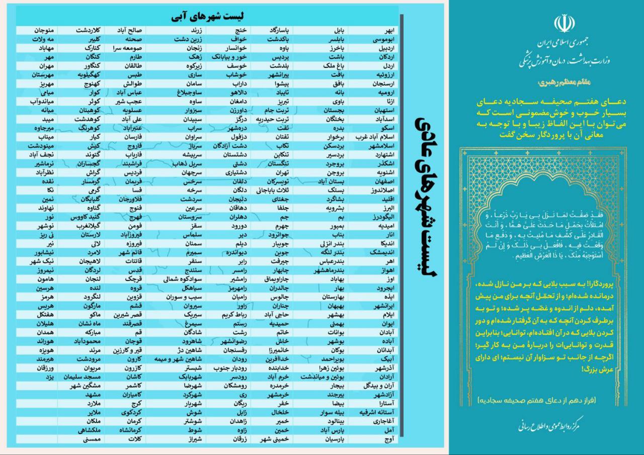 لیست شهرها (1)