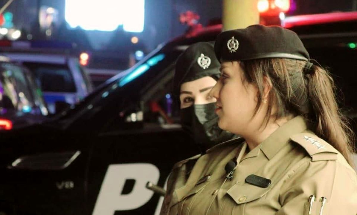 زنان پلیس در خیابان های بغداد مستقر شدند (1)
