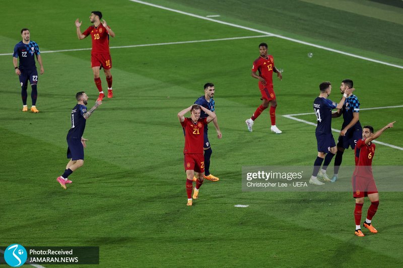 فینال لیگ ملت های اروپا ۲۰۲۳ اسپانیا کرواسی اسپانیا تیم فوتبال اسپانیا تیم فوتبال کرواسی