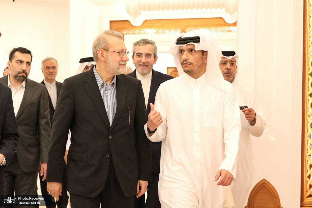 وزیر خارجه نتایج مذاکرات مسقط بین ایالات متحده و ایران را با لاریجانی بررسی کرد (2)