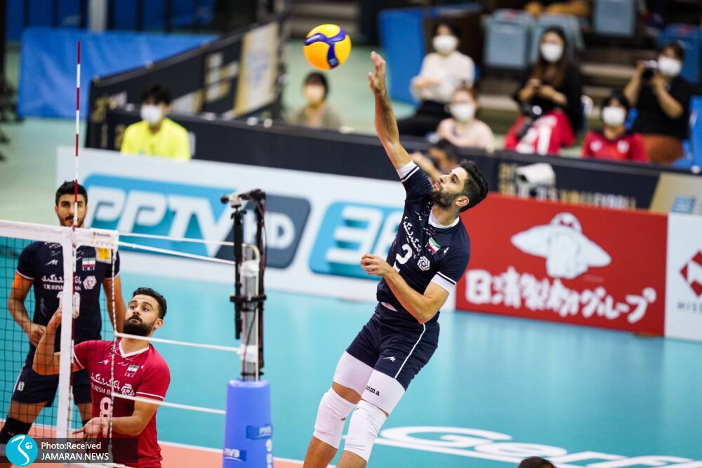 والیبال قهرمانی آسیا 2021 - ایران - ژاپن