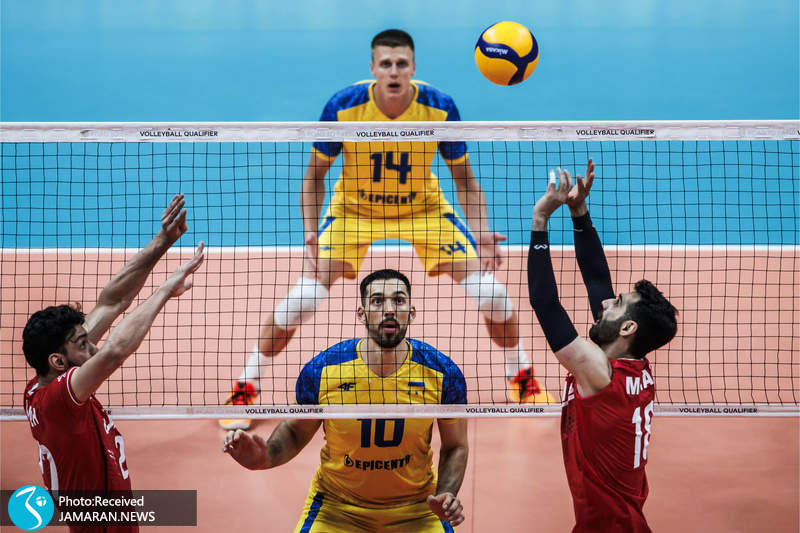 محمدطاهر وادی والیبال انتخابی المپیک 2024 تیم ملی والیبال ایران اوکراین