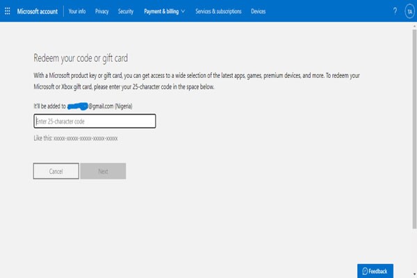 آموزش خرید و استفاده از گیفت کارت ایکس باکس در ایران (4)