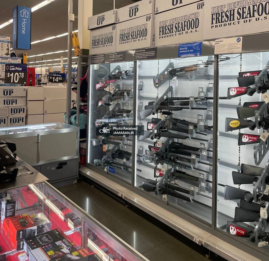  یک فروشگاه پر از اسلحه در نزدیکی محل برگزاری جلسه ترامپ و پوتین در آلاسکا (2)