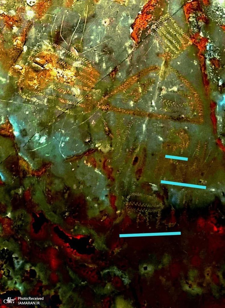 نقش بزهای کوهی زیر سایبان