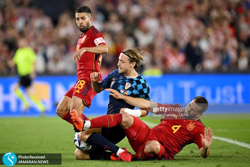 فینال لیگ ملت های اروپا ۲۰۲۳ اسپانیا کرواسی اسپانیا تیم فوتبال اسپانیا تیم فوتبال کرواسی