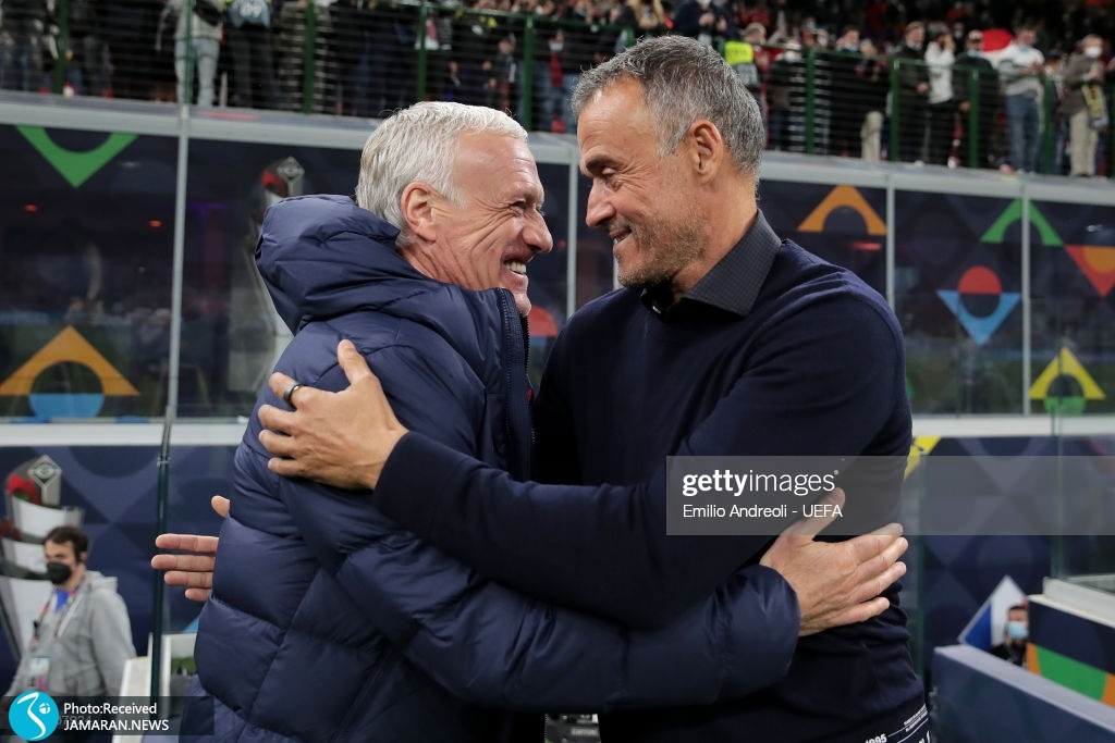 اسپانیا فرانسه فینال لیگ ملت های اروپا دیده دشان لوییس انریکه