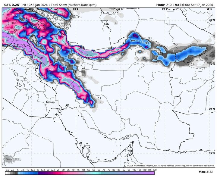 هشدار یخبندان