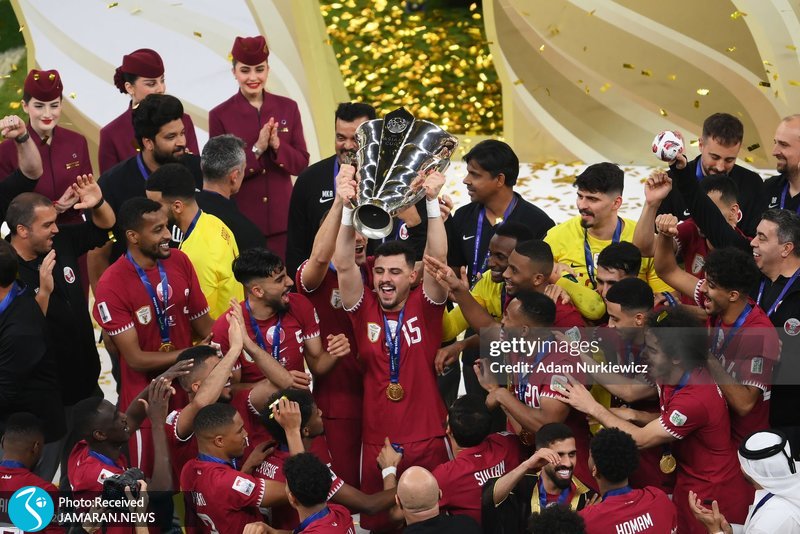 فینال جام ملت های آسیا ۲۰۲۳ جشن قهرمانی قطر در جام ملت های آسیا ۲۰۲۳