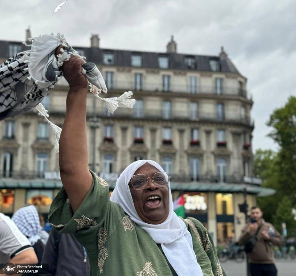 تظاهرات در پاریس برای همبستگی با مردم فلسطین (3)