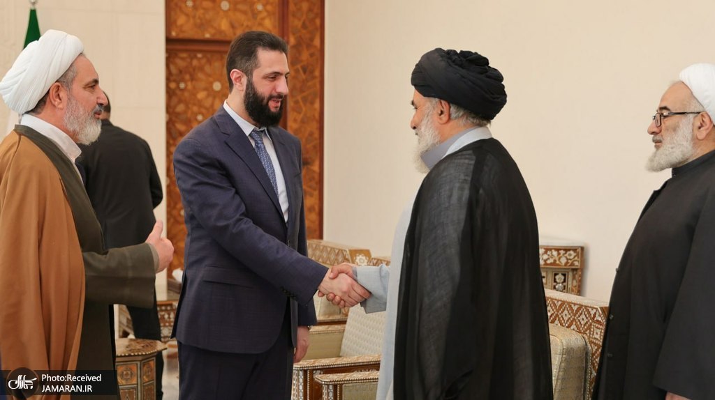 دیدار بزرگان شیعیان سوریه با جولانی (4)