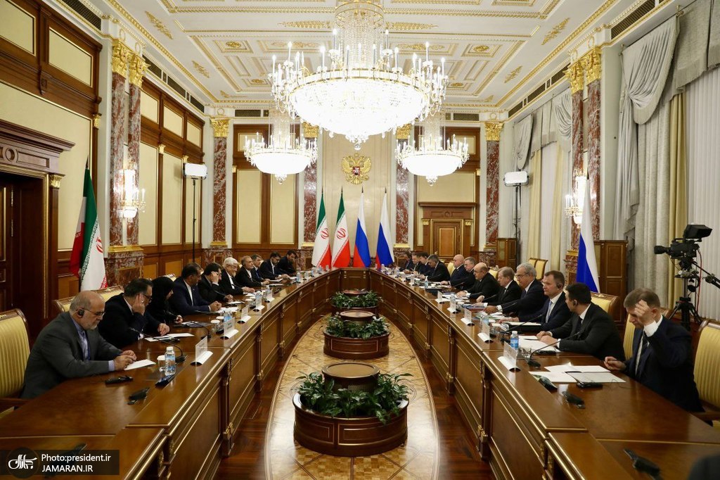  دیدار معاون اول رئیس‌جمهور با نخست وزیر روسیه (2)