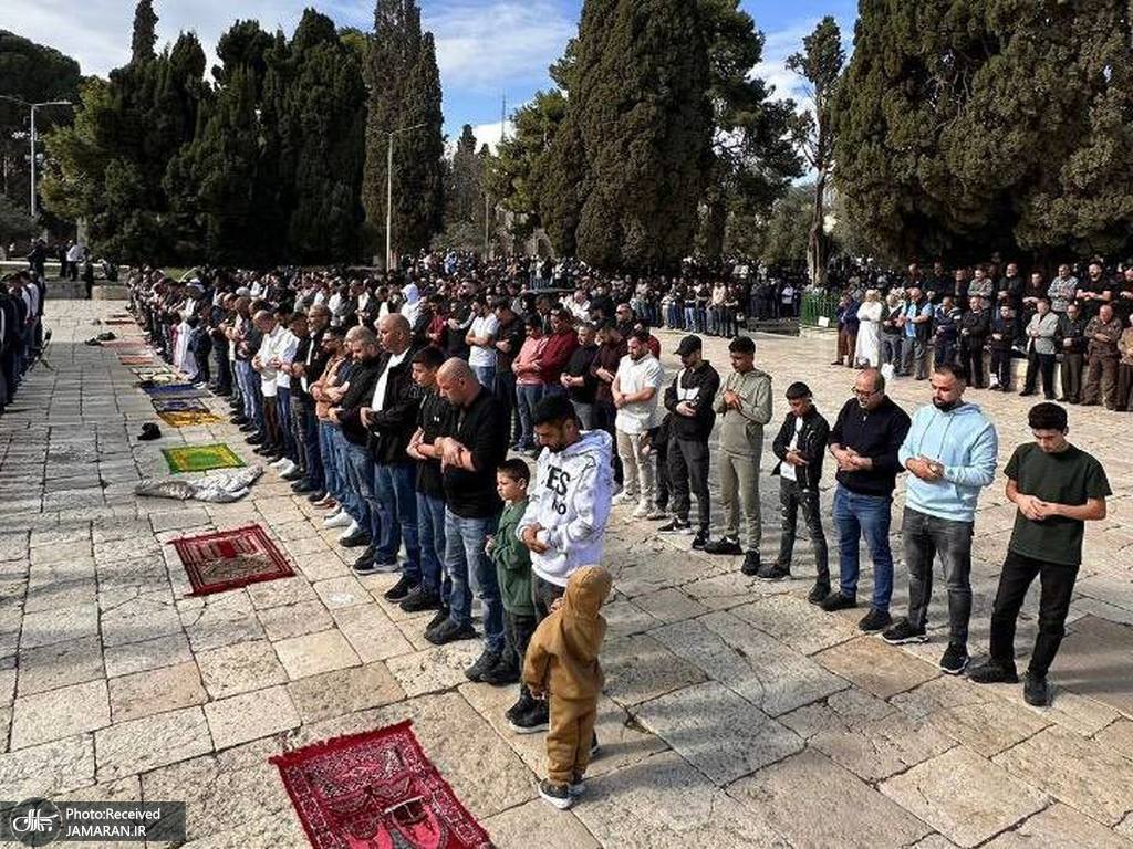 نماز جمعه در مسجدالاقصی (2)