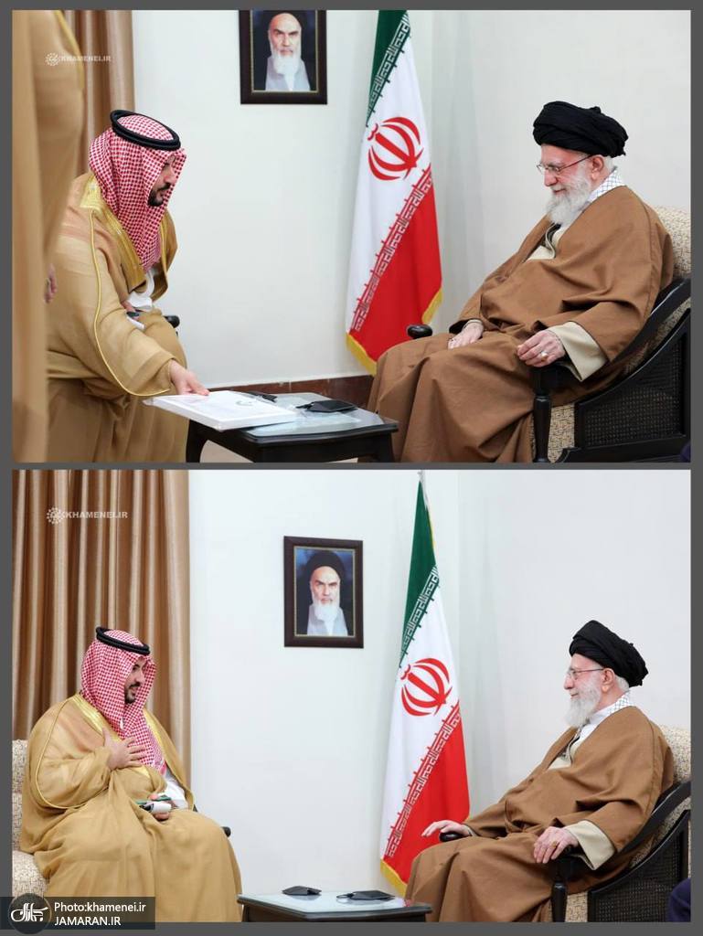 تقدیم پیام پادشاه عربستان به رهبر انقلاب (1)