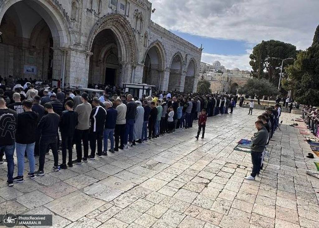 نماز جمعه در مسجدالاقصی (4)