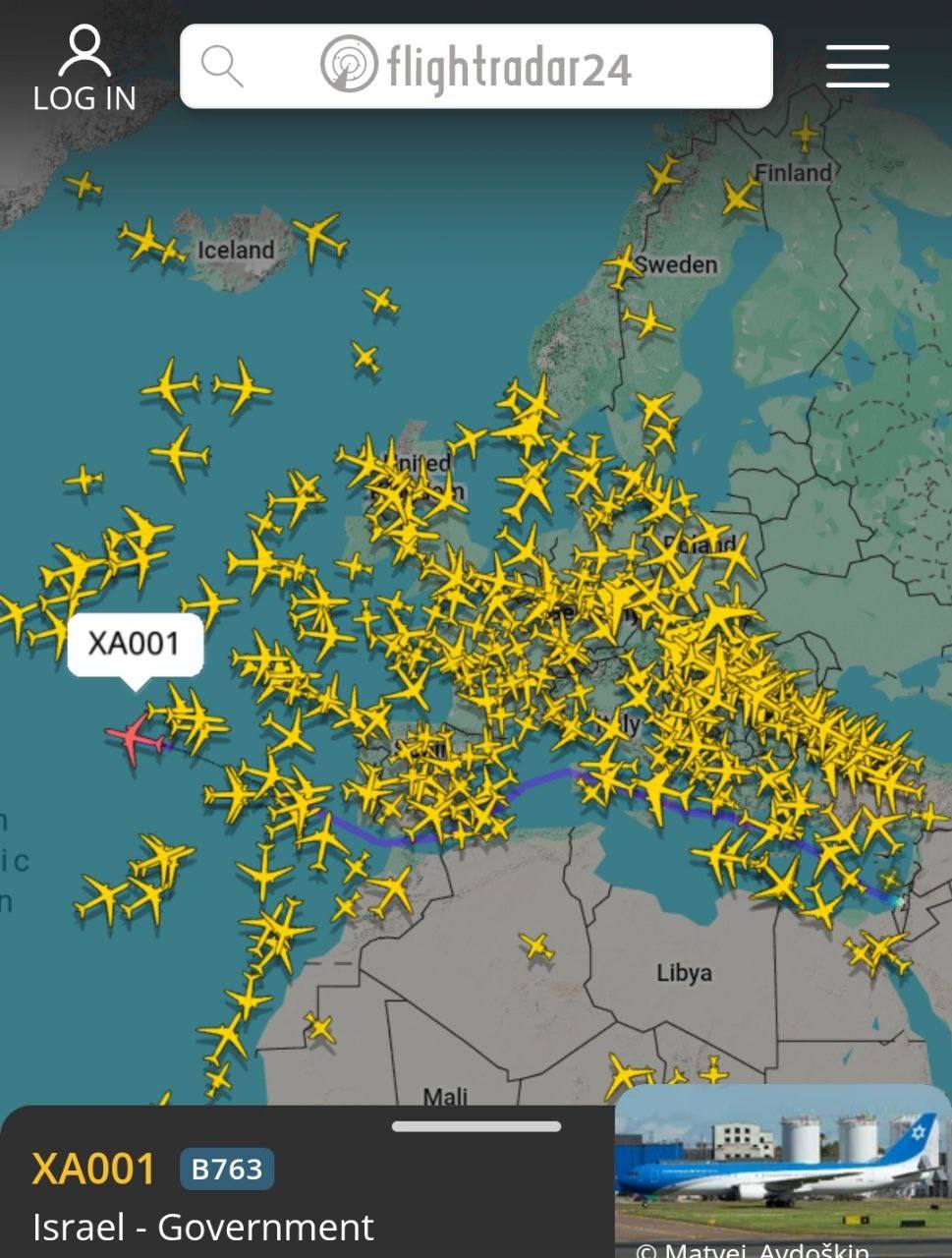 تغییر مسیر هواپیمای نتانیاهو (2)