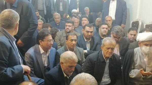 حضور رئیس جمهور پزشکیان در هیات ثارالله پاکدشت (1)