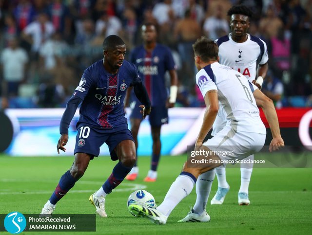 سوپرکاپ اروپا پاری سن ژرمن تاتنهام عثمان دمبله