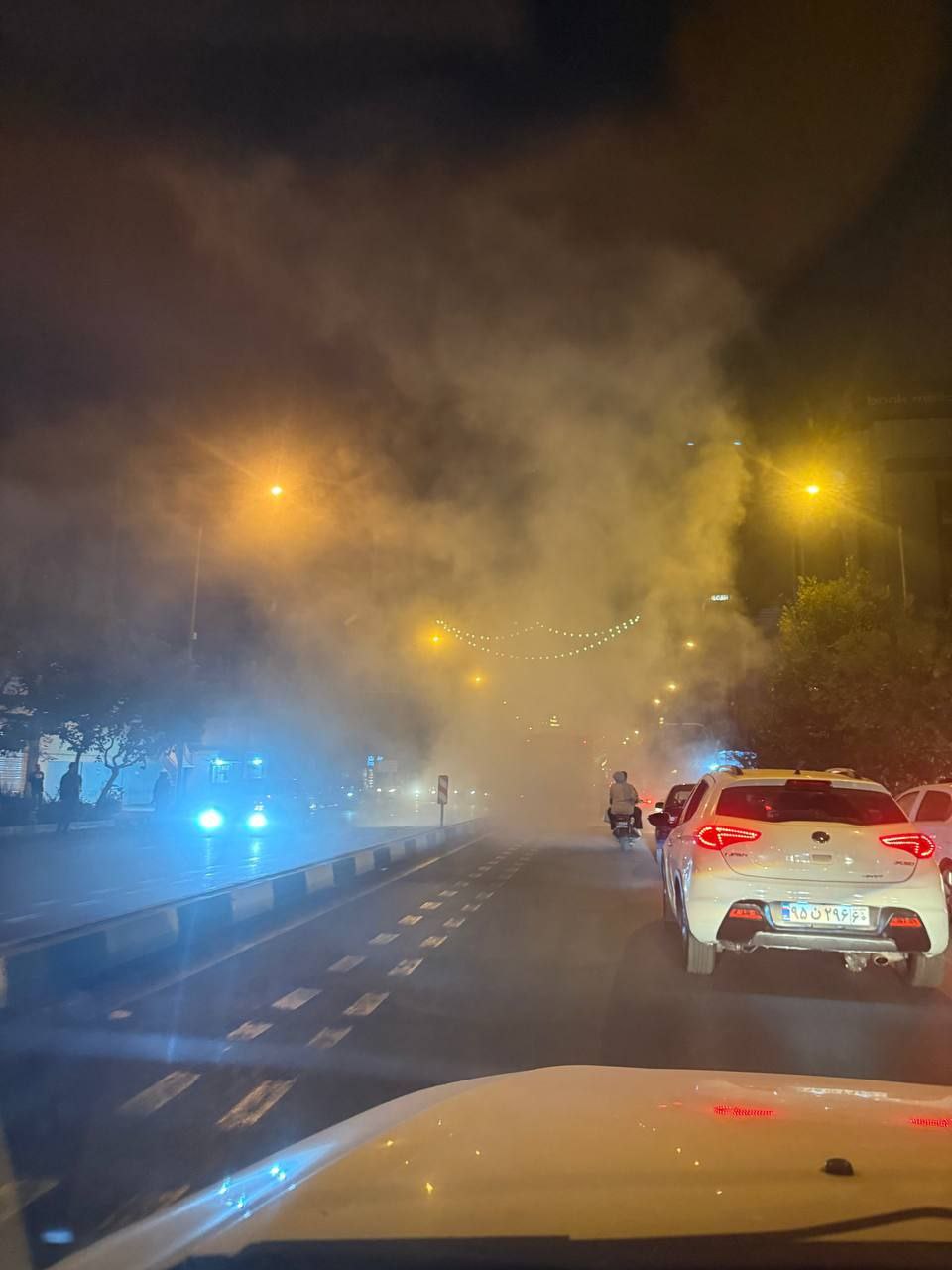 آتش سوزی امشب در تهران (1)