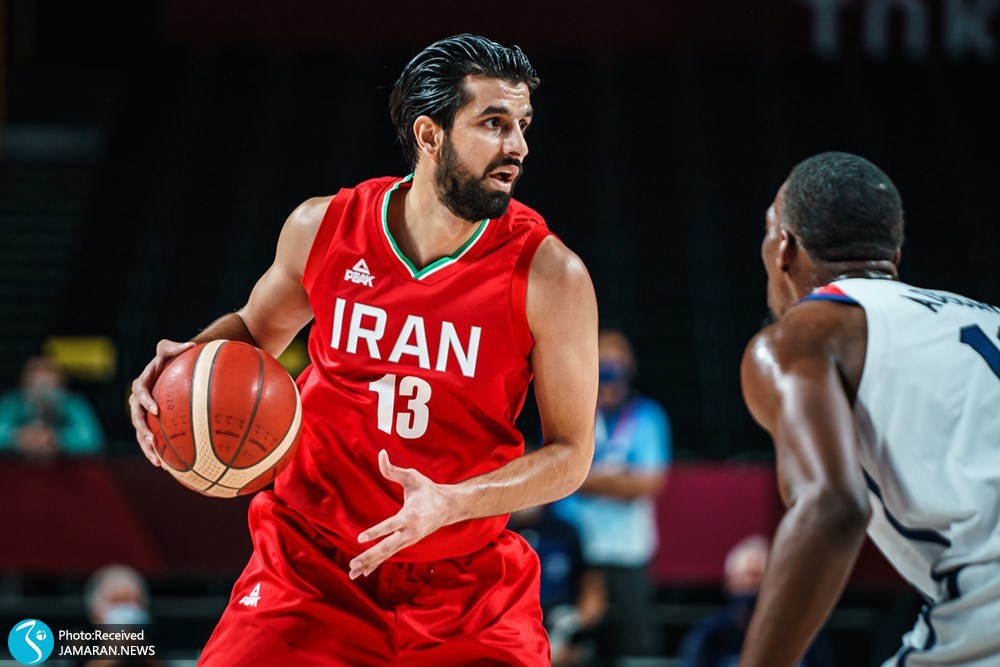 بسکتبال ایران و آمریکا در المپیک ۲۰۲۰ توکیو