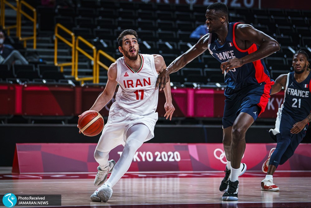 بسکتبال ایران و فرانسه در المپیک