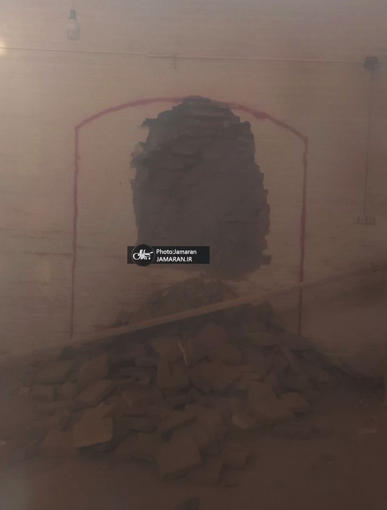 تخریب بخشی از دیوار تاریخی «مسجد نبی» برای ایجاد ورودی تازه (1)