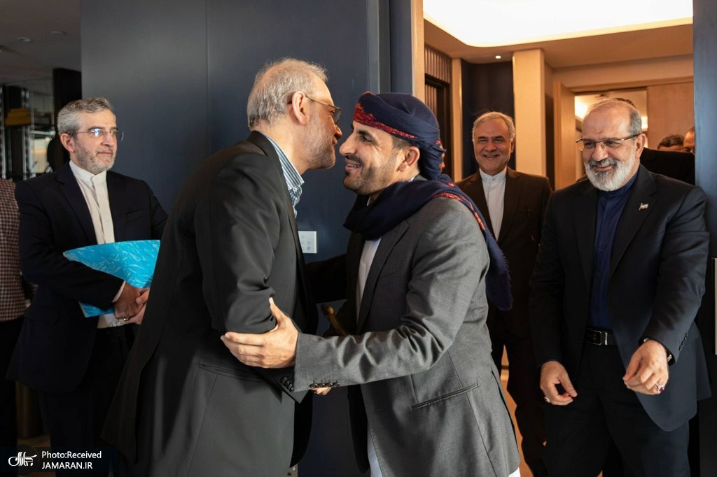 دیدار لاریجانی با سخنگوی انصارالله یمن در عمان  (4)