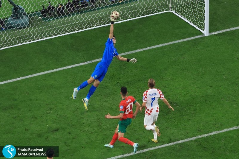 تیم ملی کرواسی جام جهانی 2022 یاسین بونو مراکش کرواسی مراکش