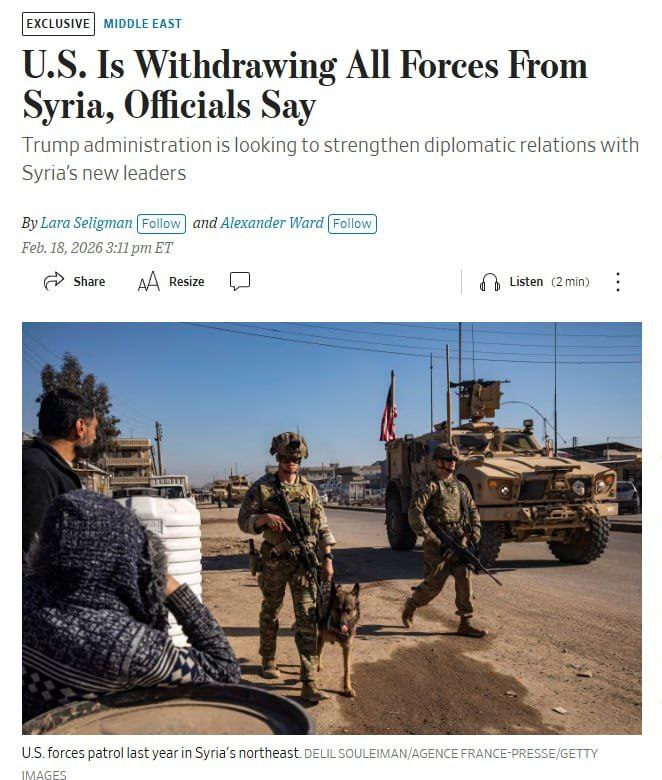 خروج کامل آمریکا از سوریه (1)