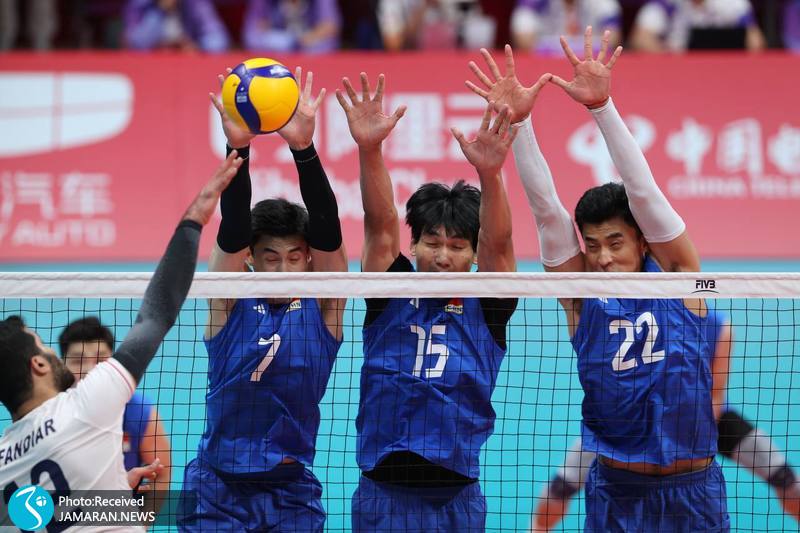 تیم ملی والیبال ایران  چین بازی های آسیایی 2022