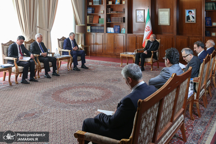 پزشکیان در دیدار وزیر خارجه تاجیکستان