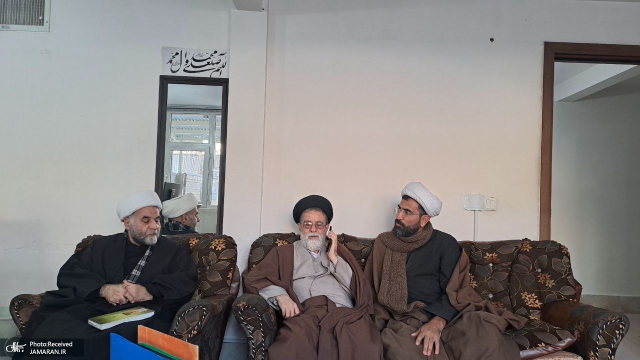 مراسم سوگواری امام موسی کاظم در مدرسه علمیه امام موسی‌بن‌ ‌جعفر (2)