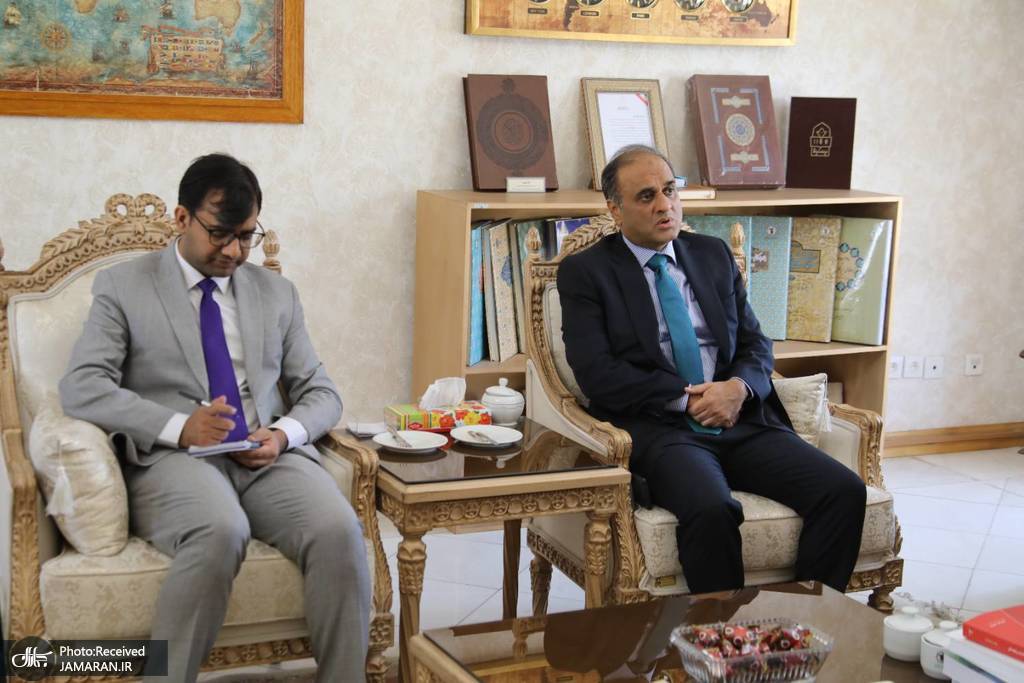 دیدار سفیر جدید پاکستان با رئیس بنیاد ایران‌شناسی (4)