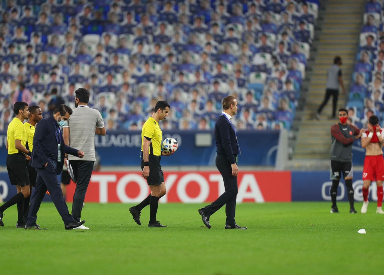 چهر های معموم پرسپولیسی ها بعد از نایب قهرمانی در آسیا