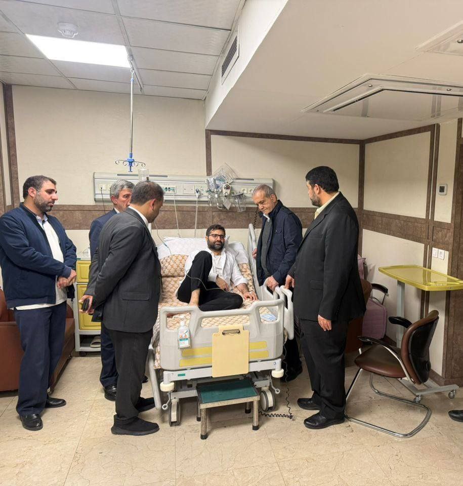 عیادت پزشکیان از سقاب