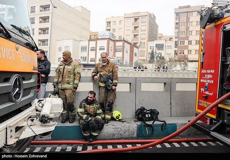 تصاویری از بازارچه جنت در تهران پس از آتش سوزی امروز (6)