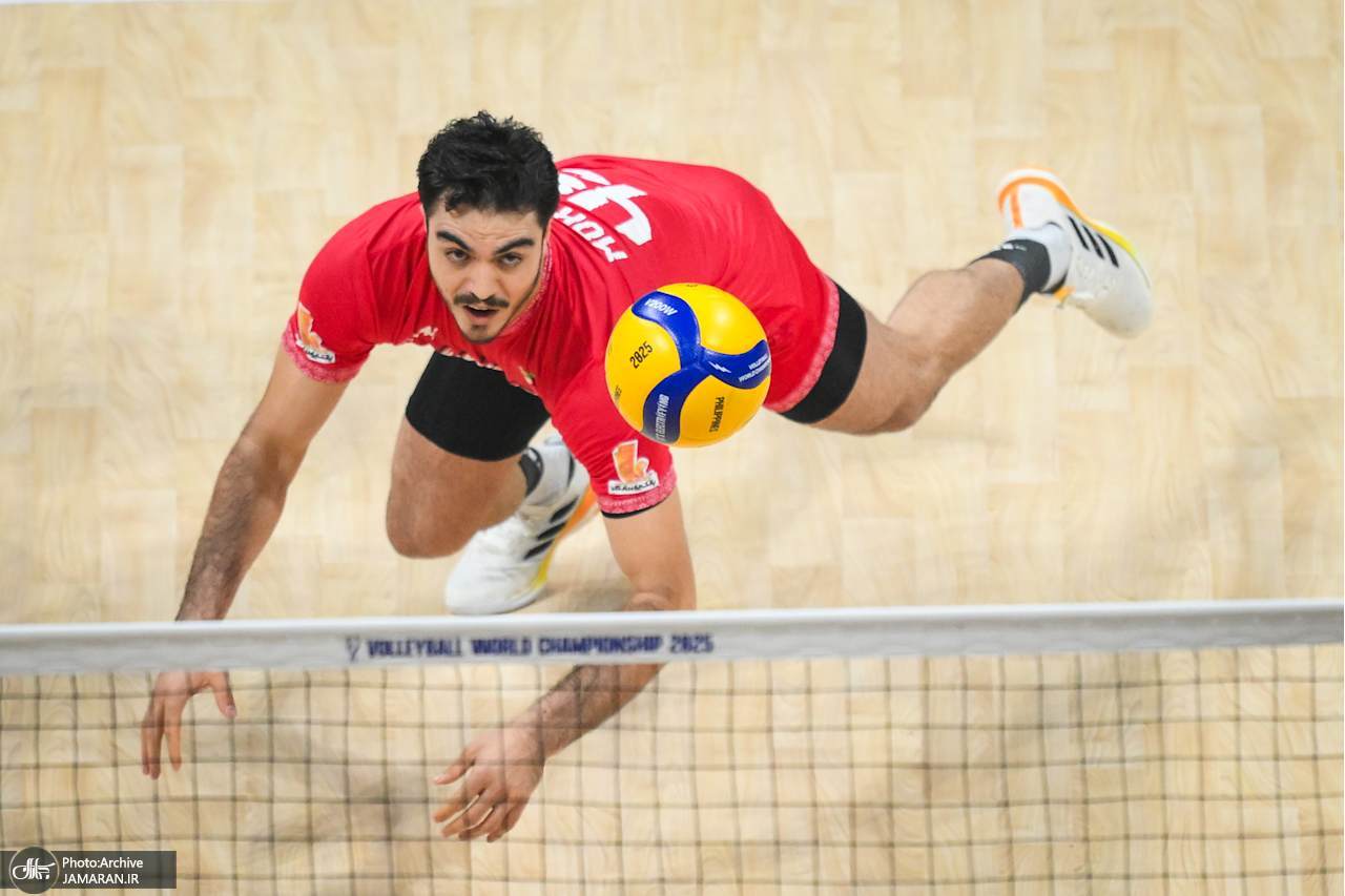 والیبال قهرمانی جهان 2025 تیم ملی والیبال ایران مرتضی شریفی