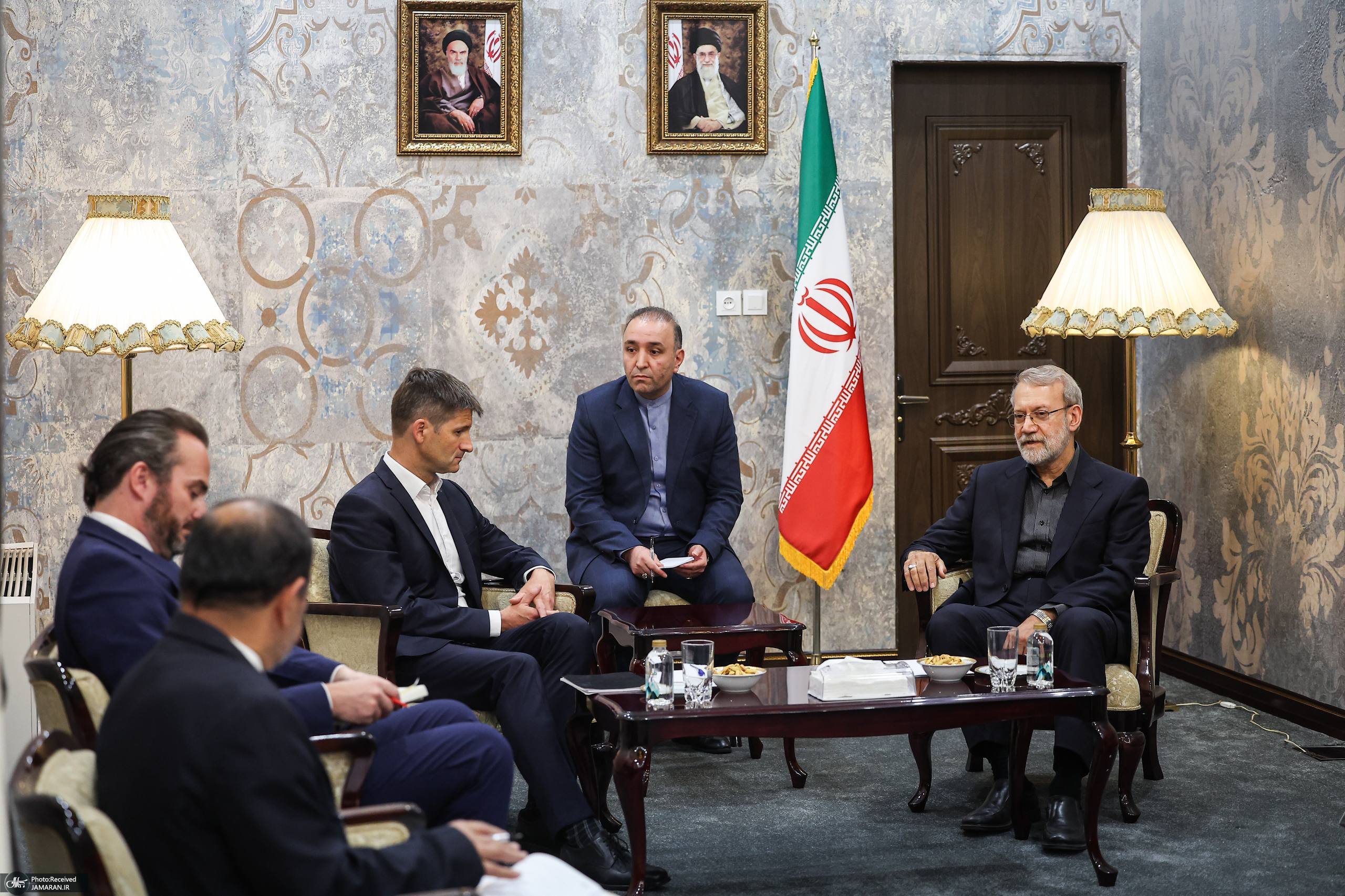 مشاور امنیت ملی سوئیس به دیدار لاریجانی رفت (5)