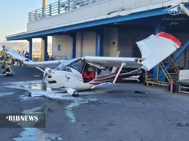 یک هواپیما در تبریز دچار حادثه شد