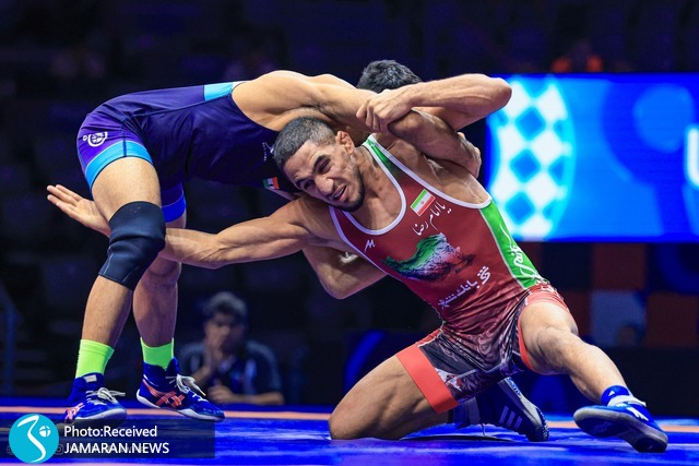 کشتی آزاد قهرمانی جهان 2025 فن کشتی آزاد تیم ملی کشتی آزاد ایران رحمان عموزاد