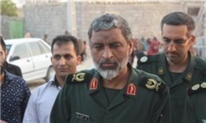 سردار علی عظمایی فرمانده منطقه پنجم دریایی سپاه