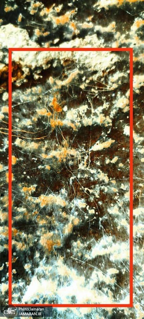 تصویری از سر اسب کماندار ساسانی