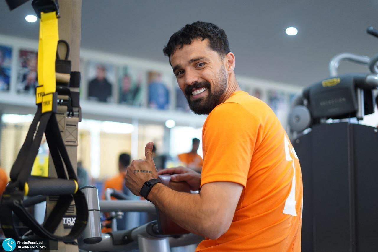 اردوی تیم فوتبال ایران امید نورافکن